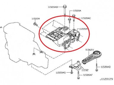 Podushka Dvigatelya Levaya Nissan Qashqai Kuzov J10 Dvigatel Mr God 07 V Sbore S Kronshtejnom S Yaponskogo Analoga Nissan Dualis Artikul 461 Cena 5 000 Rublej V Novosibirske