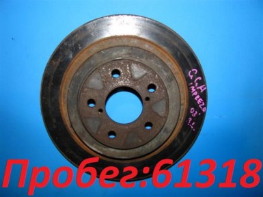 Тормозной диск задний Subaru Impreza GGA  EJ205 2003 