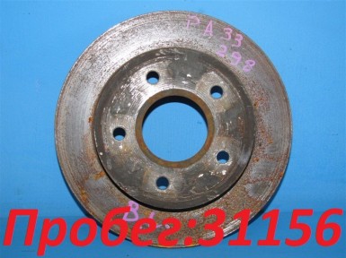 Тормозной диск задний Nissan Cefiro PA33  VQ25 2001 