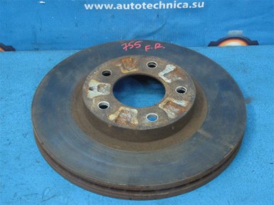 Тормозной диск передний Mazda MPV LW3W L3  2002 