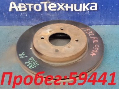 Тормозной диск передний Mitsubishi Lancer  CS2A 4G15 2004 