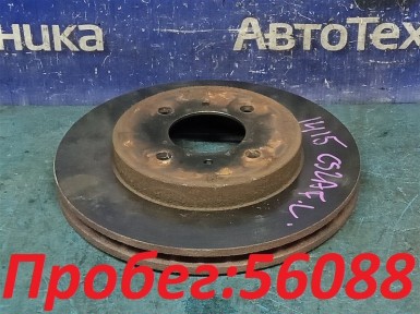 Тормозной диск передний Mitsubishi Lancer  CS2A 4G15 2007 