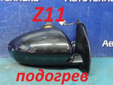 Зеркало заднего вида боковое правое Nissan  Dualis NJ10 MR20DE 2007 
