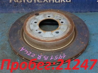 Тормозной диск задний правый Mitsubishi Lancer  Evolution X CZ4A 4B11T 2013 