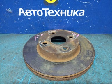 Тормозной диск передний Toyota Allex/corolla  Runx NZE121 1NZ-FE 2001 