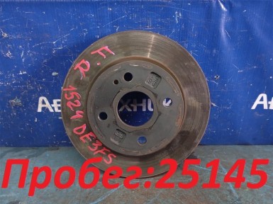 Тормозной диск передний Mazda Demio DE3FS  ZJ-VE 2009 