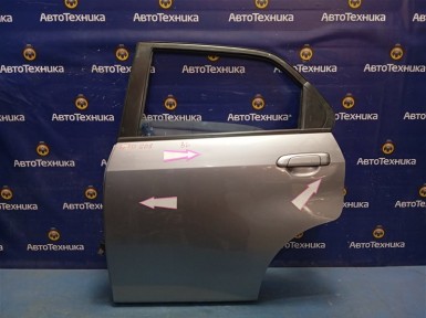 Дверь боковая задняя левая Honda Fit Aria  GD8 L15A 2008 