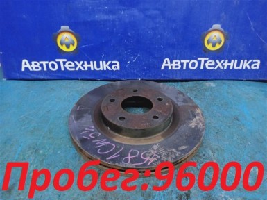 Тормозной диск передний Mitsubishi Outlander  CW5W 4B12 2006 