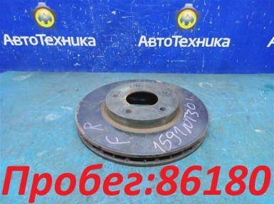 Тормозной диск передний Nissan X-trail NT30  QR20DE 2007 