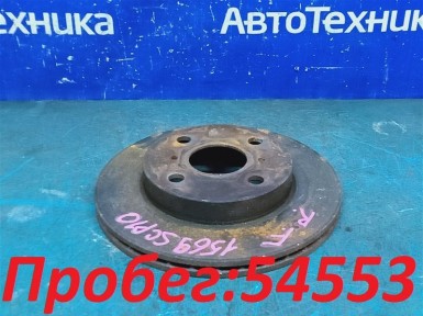 Тормозной диск передний Toyota Vitz SCP10  1SZ-FE 2004 