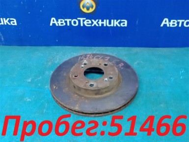 Тормозной диск передний Honda Accord CL7  K20A 2004 