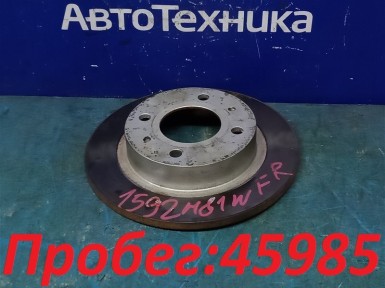 Тормозной диск передний Mitsubishi Ek Wagon  H81W 3G83 2002 