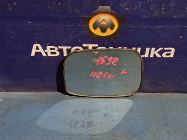 Стекло зеркала левое Mitsubishi Ek Wagon H81W 3G83 2002