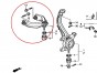 Рычаг поперечный передний верхний левый Accord CH9 H23A